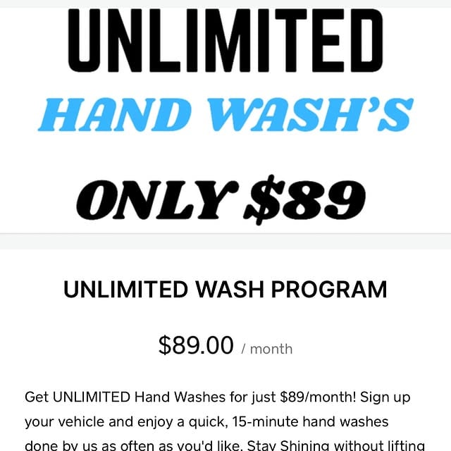 Unlimited Wash Club